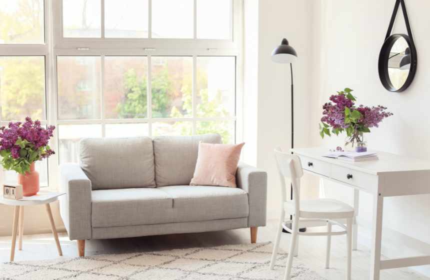 Living room artificial flower